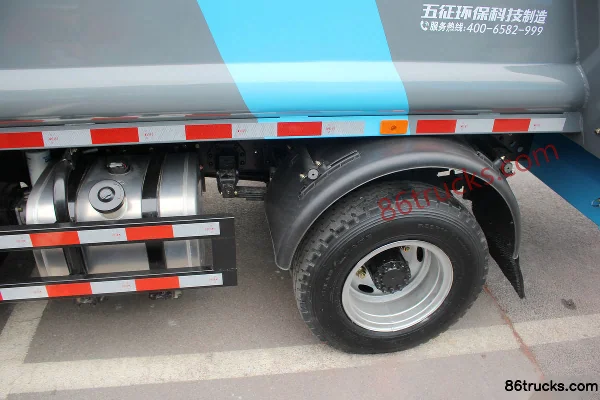 Feidi A3 130 ch 4X2(6 roues) camion benne à compaction Châssis (2) | 86Trucks