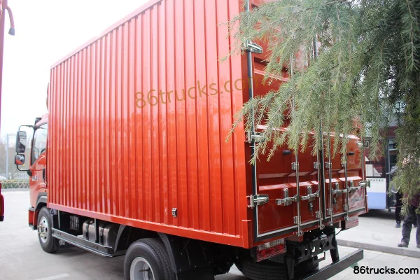 Feidi V6 série 170 ch 4X2(6 roues) 4,15 m monoplace fourgon camion léger (China VI) Carrosserie (2) | 86Trucks