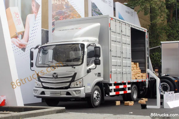 Foton Aumark S3 Series High-Efficiency Mountain Version 156 hp 4X2(6 wheels) 4.14m Single Row Van Light Truck Exterior (2) | 86Trucks