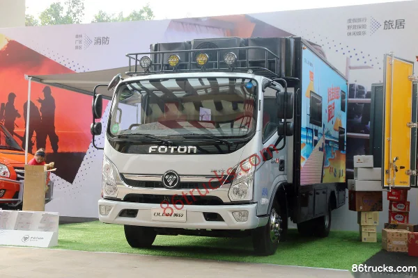 Foton Ollin CTS 150hp 4X2(6 wheels) 4.085m Single Row Motorhome Exterior (3) | 86Trucks