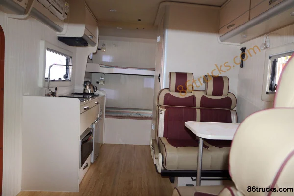 Foton Ollin CTS 150hp 4X2(6 wheels) 4.085m Single Row Motorhome Body (1) | 86Trucks