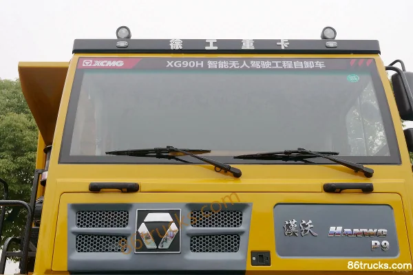 XCMG Hanwo P9 310 hp 6X4(10 wheels) Autonomous Wide-body Mining Dump Truck Exterior (2) | 86Trucks