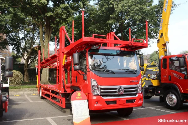 Sinotruk (formerly Sinotruk Wangpai) Jieshi 220 hp 4X2(6 wheels) semi-panel car carrier truck Exterior
