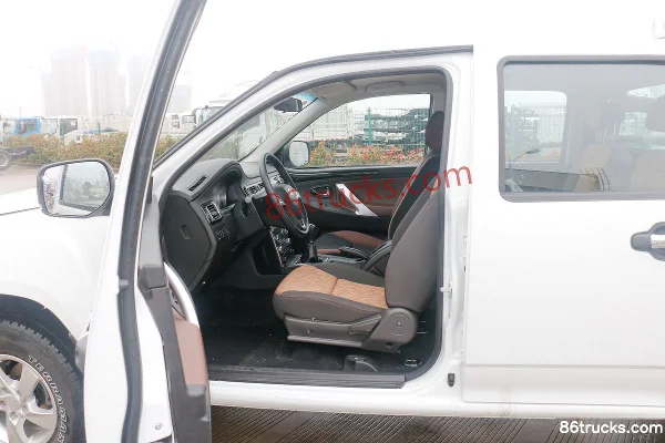 Qiling Auto T5 PLUS 2018 Comfort Edition 2.8T Diesel 109hp 2WD Extended Wheelbase Double Row Pickup Chassis (3) | 86Trucks