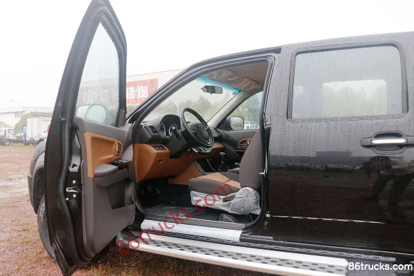 Qiling Auto T7 2019 Elite 109 hp 2.8T diesel PLUS 2WD extended wheelbase double-row pickup Chassis (1) | 86Trucks