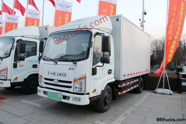 Tangjun Ouling T1 Series 6T 4.15m Single Row Pure Electric Van Light Truck 81.1kWh 4X2(6 wheels) Exterior (3) | 86Trucks