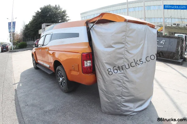 Qingling Isuzu Daka TAGA luxe 3,0T diesel 131 ch 4x4(6 roues) double cabine pick-up Extérieur (3) | 86Trucks