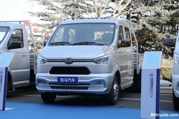 Kama Ruijie 1.5L 113hp 4X2(6 wheels) Gasoline 2.5m Double Row Flatbed Mini Truck (China VI) Exterior (3) | 86Trucks