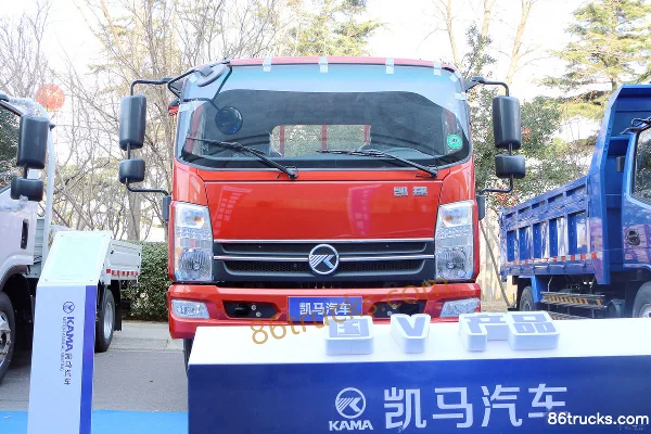Kama Kaijie M6 156hp 4X2(6 wheels) 4.2m Single Row Flatbed Light Truck (10-speed) Exterior (2) | 86Trucks