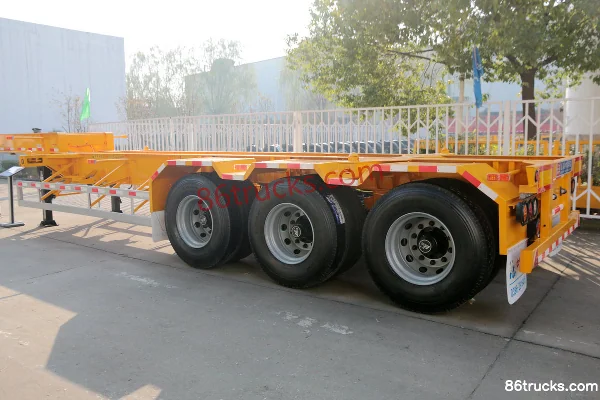 CIMC Huajun 20ft Gooseneck Skeleton Trailer (Container Transport Semi-Trailer) Exterior (2) | 86Trucks