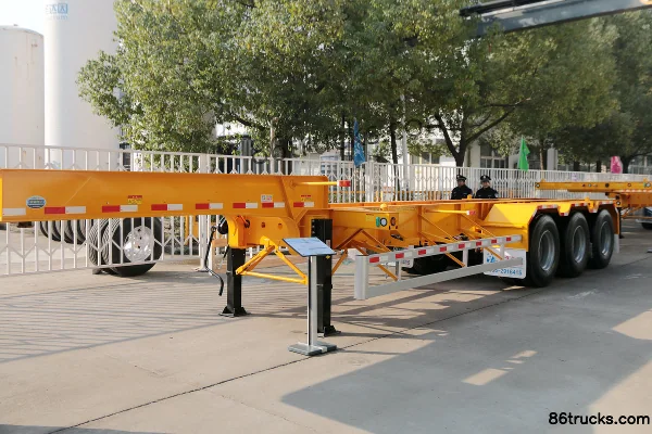 CIMC Huajun 20ft Gooseneck Skeleton Trailer (Container Transport Semi-Trailer) Exterior