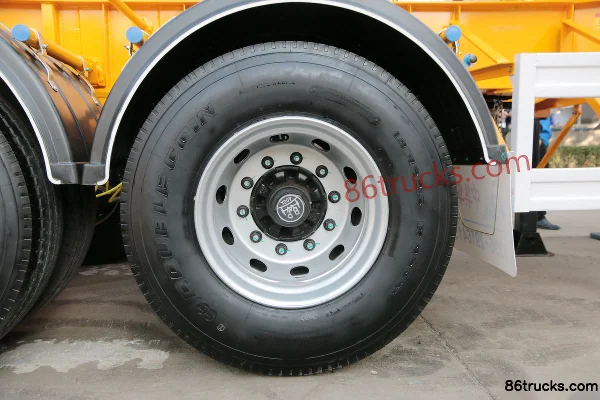 CIMC Huajun 20ft Straight Beam Skeleton Trailer (Container Transport Semi-Trailer) Chassis (1) | 86Trucks