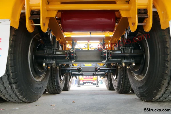 CIMC Huajun 40ft Mini Gooseneck Skeleton Trailer (Container Transport Semi-Trailer) Cab (3) | 86Trucks