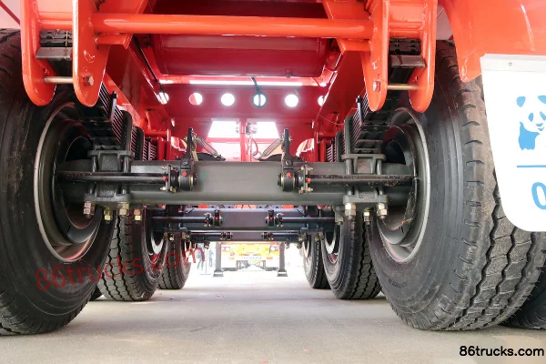 CIMC Huajun 40ft Straight Beam Skeleton Trailer (Container Transport Semi-Trailer) Cab (2) | 86Trucks