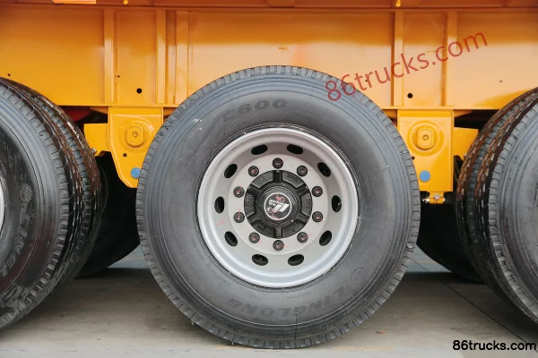 CIMC Huajun 9m Flatbed Rear Dump Semi-Trailer Cab (1) | 86Trucks