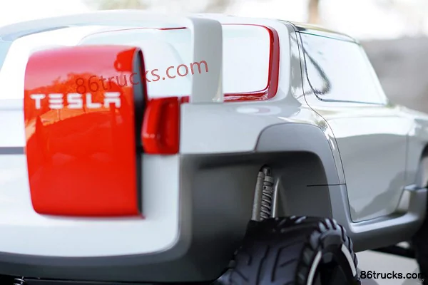 Tesla Youta 4x4(6 roues) électrique pur pickup Cabine (1) | 86Trucks