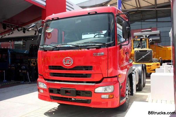Dongfeng Nissan Diesel Youdishi heavy truck 390 hp 6X4(10 wheels) tractor truck (full floating high-top cab) Exterior (3) | 86Trucks
