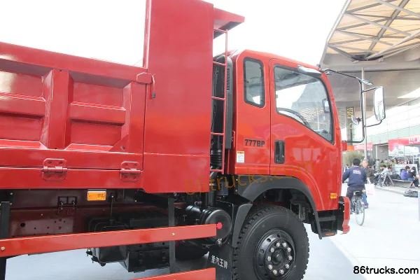 Sinotruk Wangpai série 7 160 ch 4X2(6 roues) 4,44 m camion benne Carrosserie (2) | 86Trucks