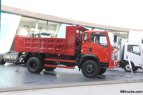 Sinotruk Wangpai série 7 160 ch 4X2(6 roues) 4,44 m camion benne Extérieur (3) | 86Trucks