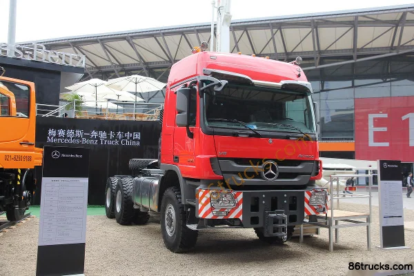 Mercedes-Benz Actros Heavy Truck 610 hp 6X6(10 wheels) Heavy Haul Tractor Truck (Model 4060) Exterior (2) | 86Trucks