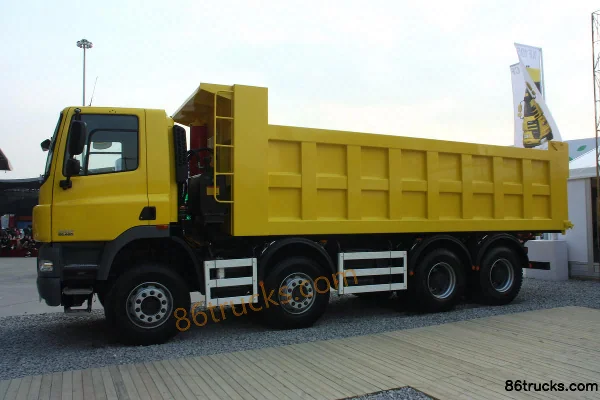 DAF CF série poids lourd 340 ch 8X4(12 roues) Camion benne 8,6 mètres (CF85) Carrosserie (3) | 86Trucks
