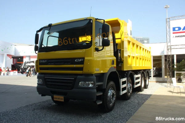 DAF CF série poids lourd 340 ch 8X4(12 roues) Camion benne 8,6 mètres (CF85) Extérieur (2) | 86Trucks