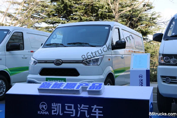 Kama Ruijie 3T 4.86m electric enclosed logistics truck 42kWh Exterior (3) | 86Trucks
