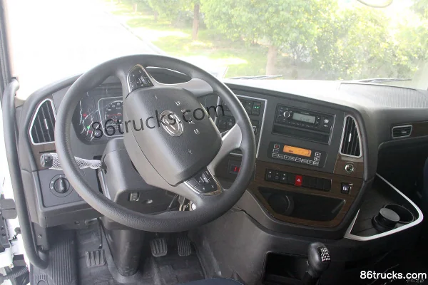 Hualing Hanma H9 Heavy Truck 410 hp 6X4(10 wheels) CNG Tractor Truck (High Roof) Cab (3) | 86Trucks