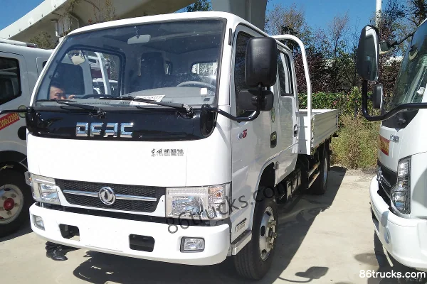 Dongfeng Kaipute K6-S 115 ch 4X2(6 roues) camion porteur à ridelles double cabine 3,27 m Extérieur (3) | 86Trucks