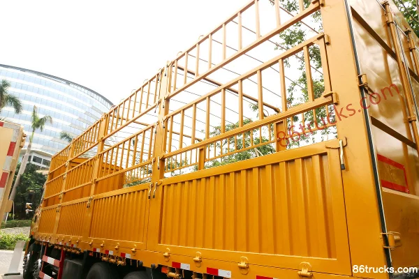Hualing Hanma H6 420 hp 8X4(12 wheels) 9.5m stake truck Body (2) | 86Trucks