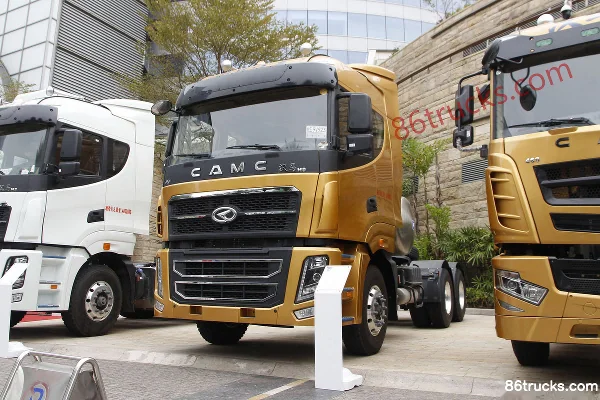 Hualing Hanma H9 Heavy Truck 350 hp 6X4(10 wheels) LNG Tractor Truck Exterior (3) | 86Trucks