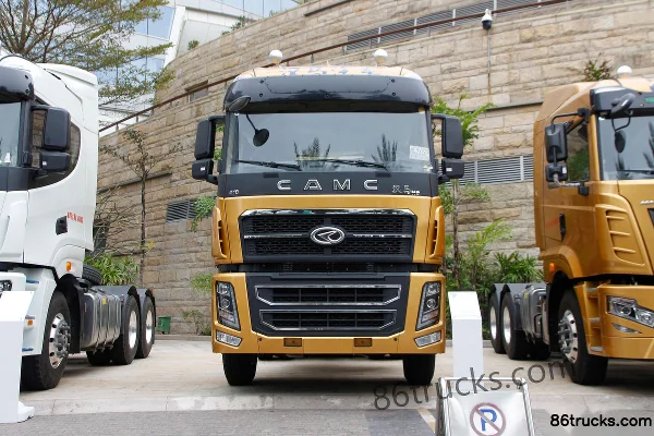 Hualing Hanma H9 Heavy Truck 350 hp 6X4(10 wheels) LNG Tractor Truck Exterior (2) | 86Trucks