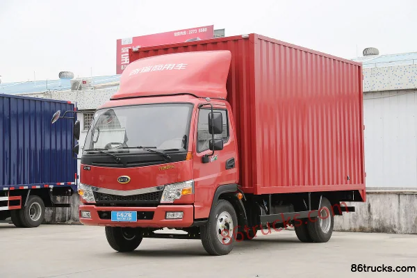 Kairui Green Card City Distribution Standard Load 116 hp 4X2(6 wheels) 4.15m single-row van light truck Exterior (3) | 86Trucks