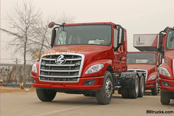 Dongfeng Liuqi Chenglong T5 Heavy Truck 400 hp 6X4(10 wheels) Long Nose Tractor Truck (Flat Top) Exterior (3) | 86Trucks