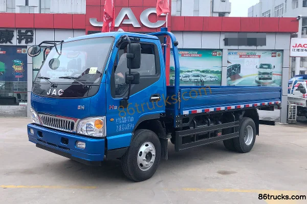 JAC New Kangling H3 120hp 4X2(6 wheels) 4.18m Single Row Flatbed Light Truck Exterior (3) | 86Trucks