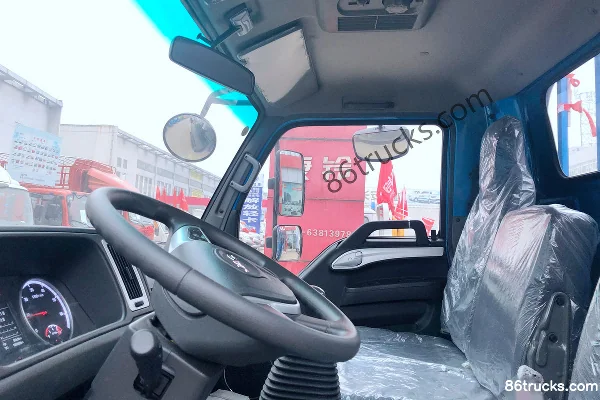 JAC New Kangling H3 120hp 4X2(6 wheels) 4.18m Single Row Flatbed Light Truck Cab (2) | 86Trucks