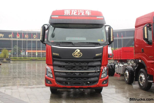 Dongfeng Liuqi Chenglong H7 poids lourd 330 ch 6X2(8 roues) 9,7 m camion plateau à ridelles Extérieur (2) | 86Trucks
