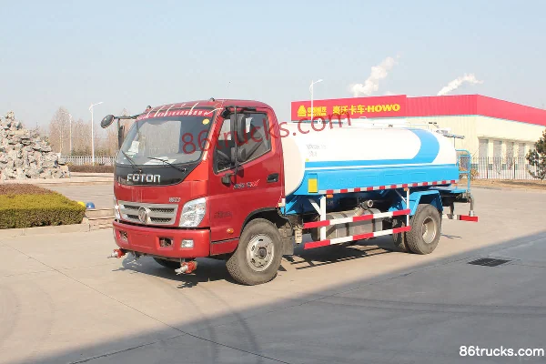 Foton Aoling CTX 156 ch 4X2(6 roues) camion citerne d'arrosage (feuilles vertes) Extérieur (3) | 86Trucks