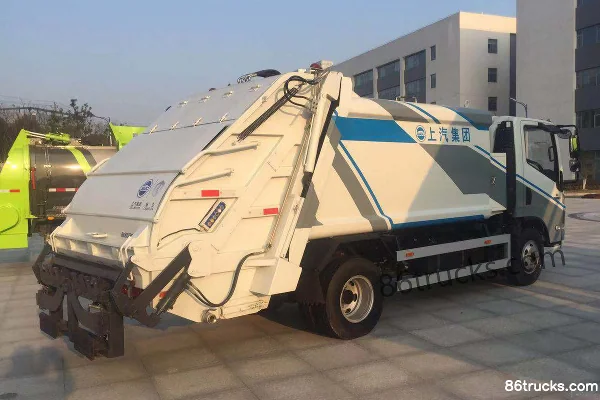 Yuejin Beyond C500-33 150 hp 4X2(6 wheels) Compressed Refuse Truck (Changda Brand) Exterior (2) | 86Trucks