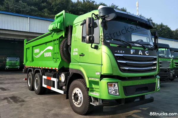 FAW Linghe F200G 350 hp 6X4(10 wheels) 5.6m dump truck Exterior