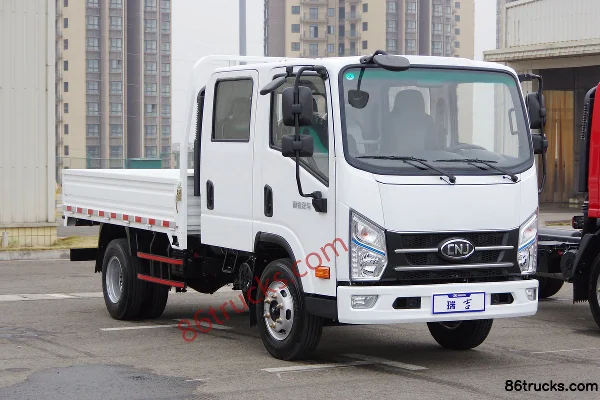 NanJun Ruiji 87hp 4X2(6 wheels) 3.1m Double Row Flatbed Light Truck (Mengwo 5-speed) Exterior