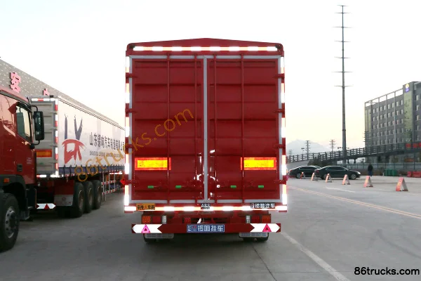 Luoxiang 13m Ultra-Low Deck Stake Semi-Trailer Exterior (3) | 86Trucks