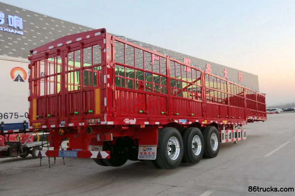Luoxiang 13 m semi-remorque plateau à ridelles léger Extérieur (2) | 86Trucks