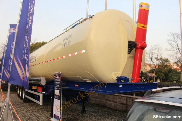 CIMC Ruijiang 58m³ full aluminum single-tire lifting semi-trailer Exterior (3) | 86Trucks