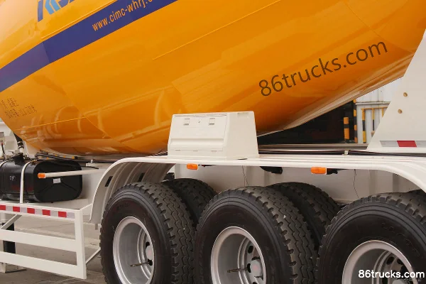 CIMC Ruijiang semi-remorque malaxeur à béton 17,4 m³ Châssis (3) | 86Trucks