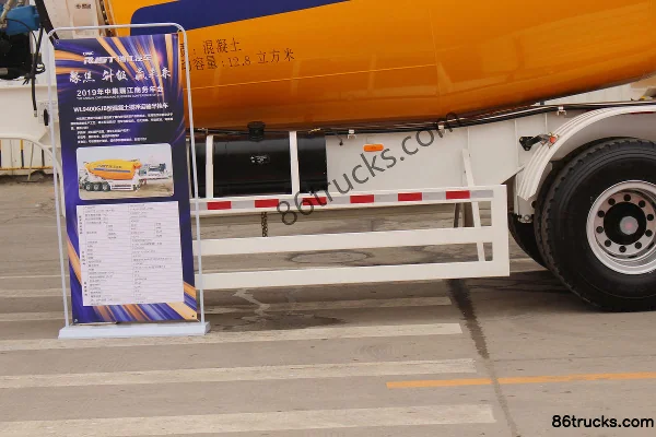 CIMC Ruijiang semi-remorque malaxeur à béton 17,4 m³ Châssis (2) | 86Trucks