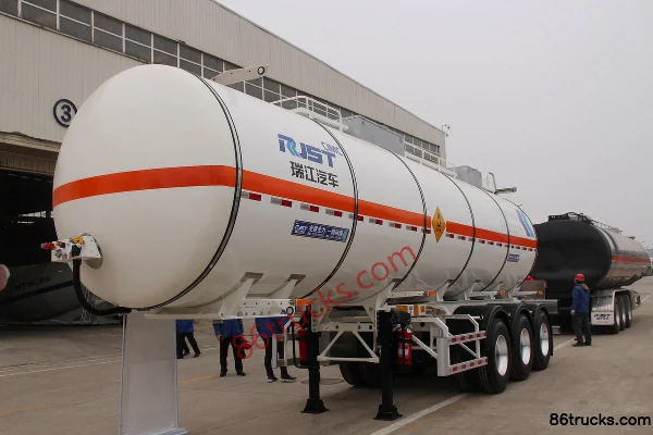 CIMC Ruijiang 25m³ Oxidizing Substance Tank Semi-Trailer Exterior (3) | 86Trucks