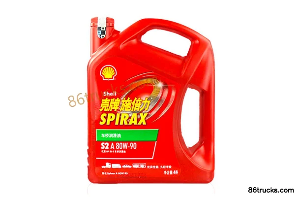 Shell Spirax S2 A 80W-90/85W-140 GL-5 Gear Oil Exterior