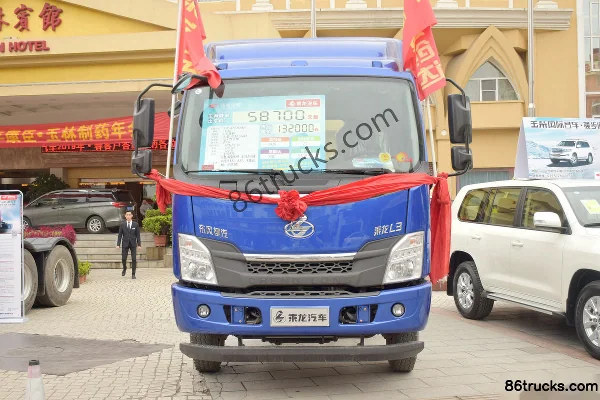 Dongfeng Liuqi Chenglong L3 160hp 4X2(6 wheels) 4.2m single-row sales truck Exterior (2) | 86Trucks