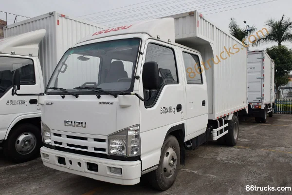 Isuzu 100P 130 ch 4X2(6 roues) camion léger fourgon double cabine 3,245 m Extérieur (3) | 86Trucks